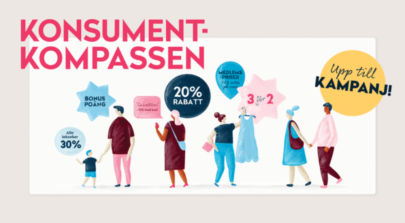 Konsumentkompassen Q1: Så nyttjar svenskarna kampanjerbjudanden