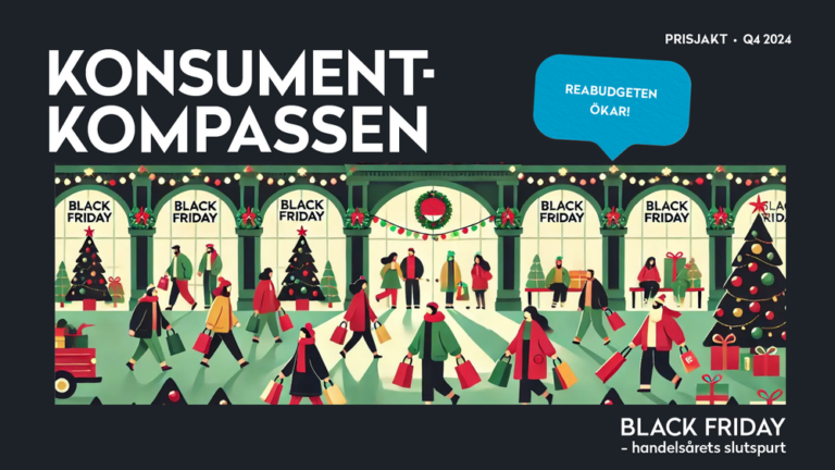 Konsumentkompassen Q4: Ökad köpkraft inför Black Friday