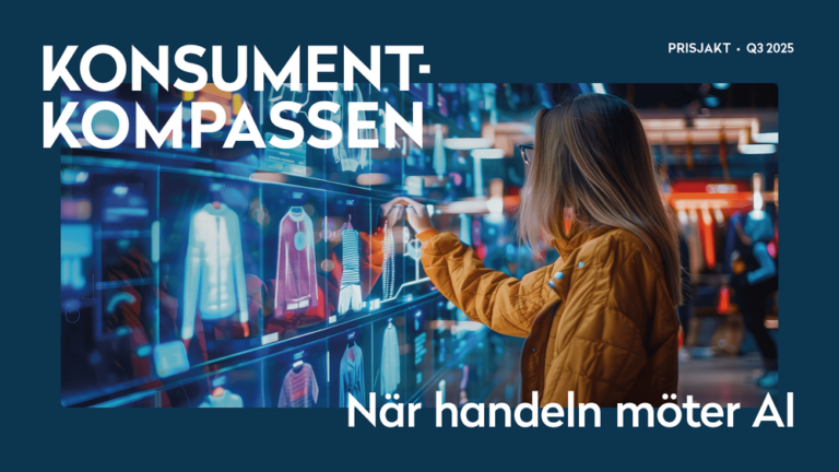 Konsumentkompassen Q3: En av fyra shoppar med AI