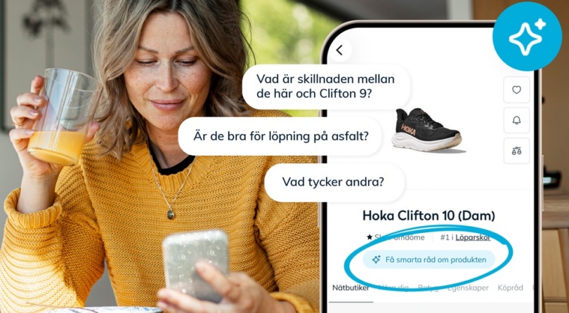 Prisjakt lanserar AI-funktioner i plattformen